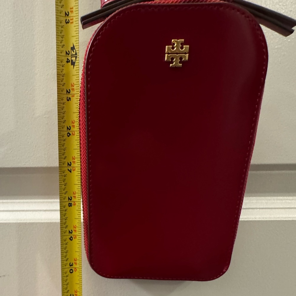 Tory Burch Deep Red Crossbody Phone holder - Picture 5 of 13